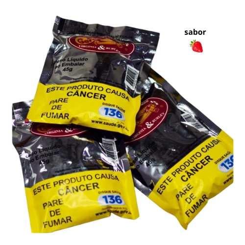 FUMO CACHIMBO GEROSS MORANGO 45G C/ 10