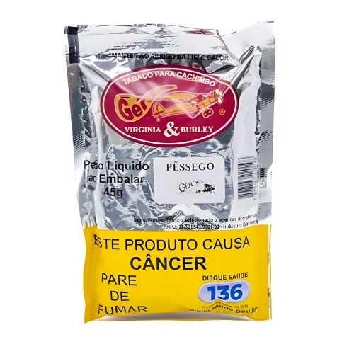 FUMO CACHIMBO GEROSS PESSEGO 45G C/ 10