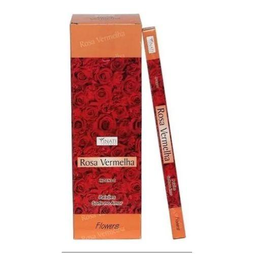 INCENSO VINATI ROSA VERMELHA C/8
