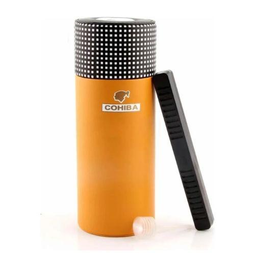 TUBO PARA CHARUTO COHIBA (HIGROM.+UMIFICADOR) SORTIDO. *