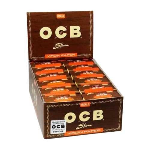 SEDA O.C.B ROLLS UNBLEACHED MARRON SLIM 4M.  C/ 24