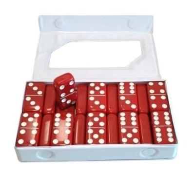 JOGO DE DOMINO JORDAO JUMBO VERMELHO 
