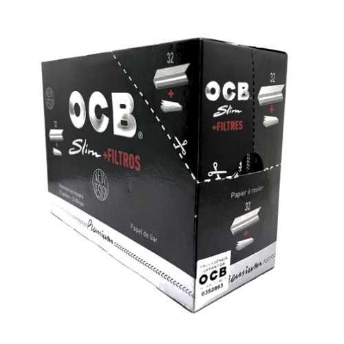 SEDA O.C.B PREMIUM PRETA SLIM + TIPS M.S C/ 24