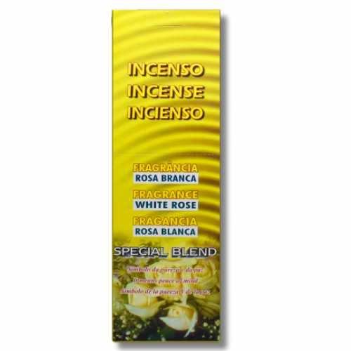 INCENSO HINDUS ROSA BRANCA C/ 8 *