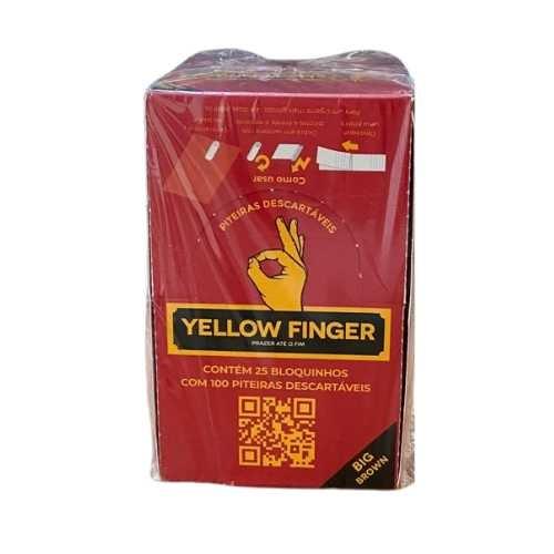 PITEIRA YELLOW FINGER BIG BROWN C/ 25