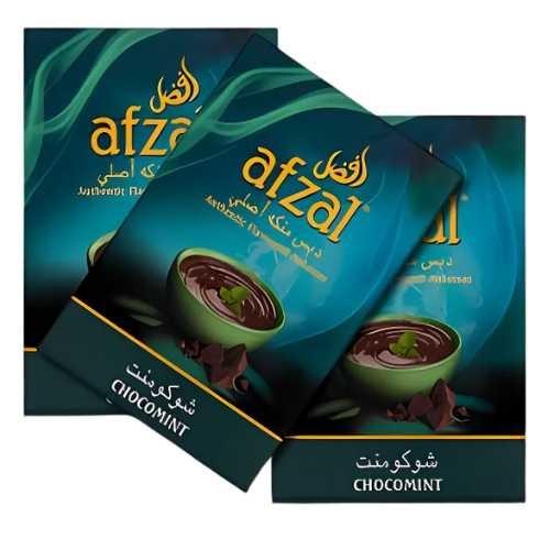 FUMO PARA NARGUILE NOVO AFZAL CHOCOMINT/CHOCOMENTA 10X50G