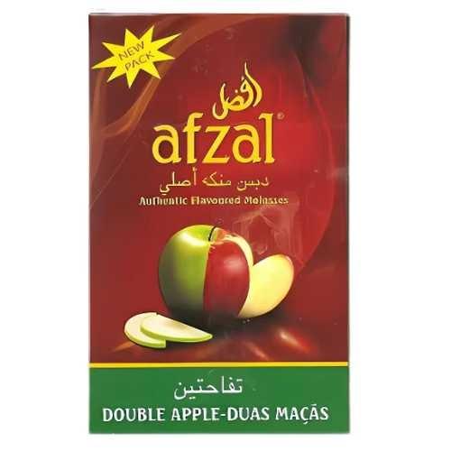 FUMO PARA NARGUILE NOVO AFZAL DOUBLE APPLE/DUAS MAÇAS 10X50G