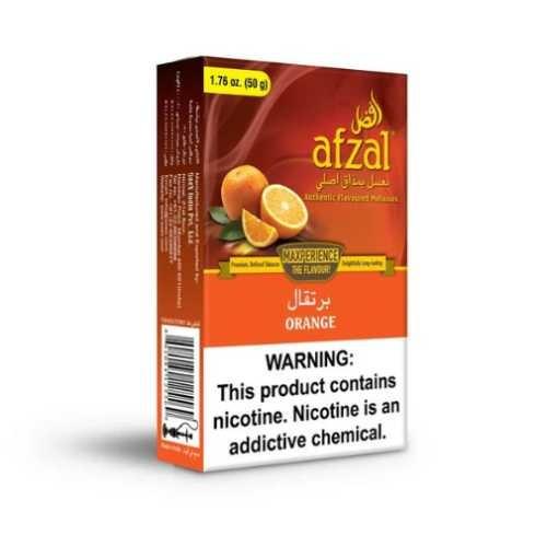 FUMO PARA NARGUILE NOVO AFZAL ORANGE/LARANJA 10X50G