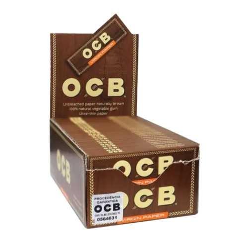 SEDA O.C.B Nº 8 UNBLEACHED MARRON C/ 50