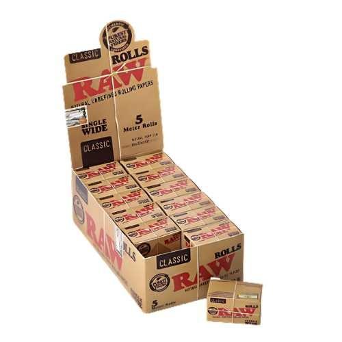SEDA RAW ROLLS Nº8 SINGLE WIDE C/ 24