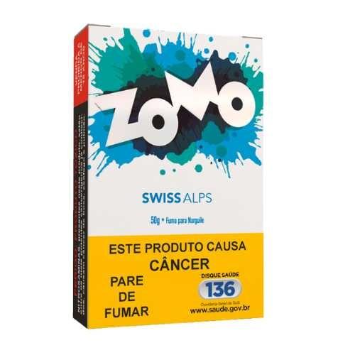 FUMO PARA NARGUILE ZOMO SWISS ALPS (ALPES/SUIÇOS) 10X50G 