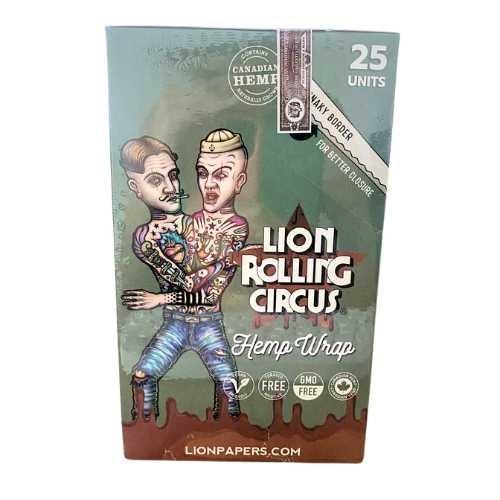 SEDA LION ROLLING CIRCUS HEMP WRAP CHOCOLATE K.S C/25