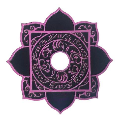 PRATO PARA NARGUILE MOON BLACK/PINK REF AT-7082