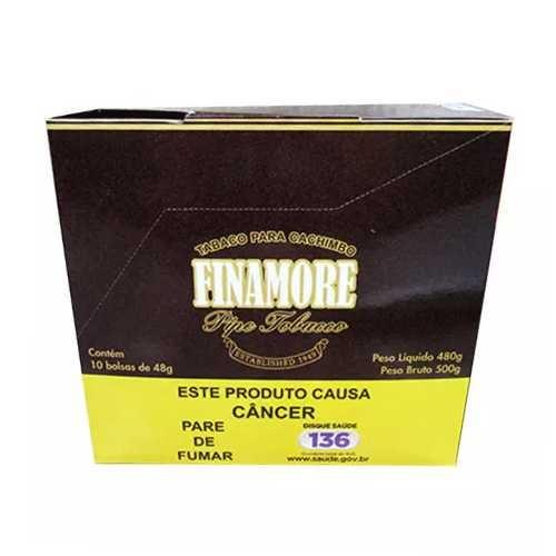 FUMO CACHIMBO FINAMORE PESSEGO 48G C/ 10 *