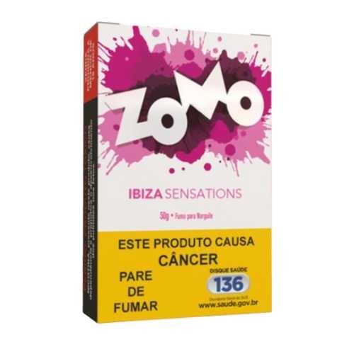 FUMO PARA NARGUILE ZOMO IBIZA SENSATIONS 10X50G *