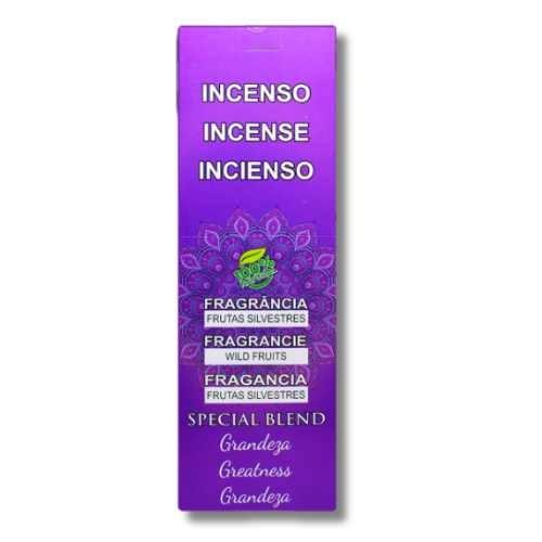 INCENSO HINDUS FRUTAS SILVESTRES C/ 8 