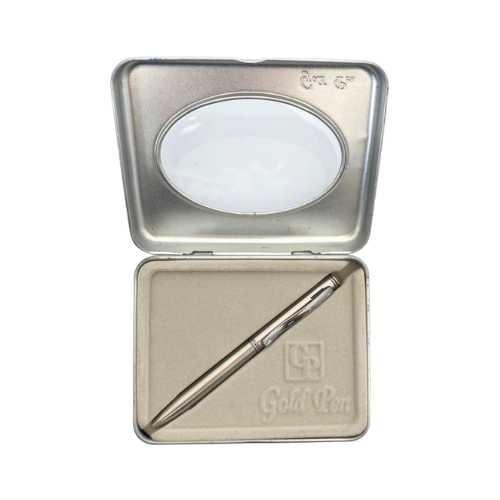 CANETA COM LATA GOLD PEN *