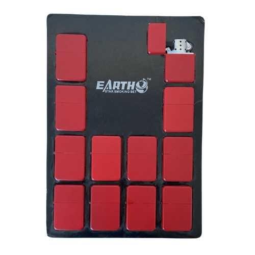 ISQUEIRO EARTH VERMELHO CX/12 REF 5035