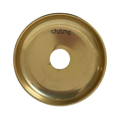 PRATO PARA NARGUILE CHAMS DOURADO PQ