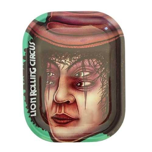 BANDEJA LION ROLLING CIRCUS METAL RUBY GREEN PQ 