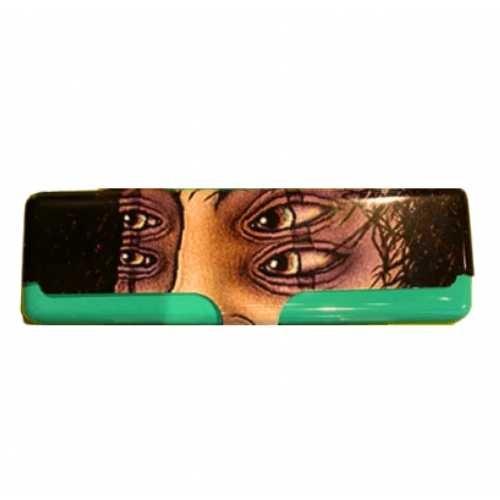 PORTA SEDA LION ROLLING CIRCUS METAL RUBY GREEN M.S