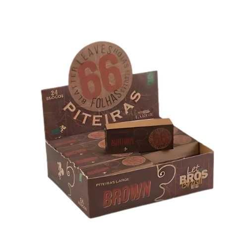 PITEIRA BROS BROWN 66 LARGE 24X66 *