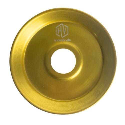 PRATO PARA NARGUILE HOOKAH VILLE DOURADO PQ