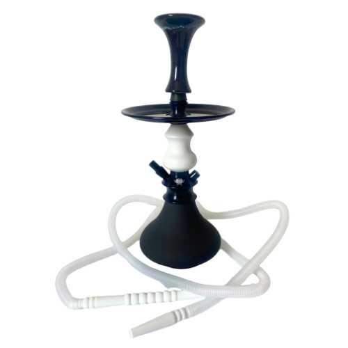 NARGUILE TIGER C/1 SAIDA BLACK/WHITE MEDIO *