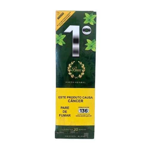CIGARRO DE PALHA PRIMEIRO MENTA C/ PITEIRA 20X20 *