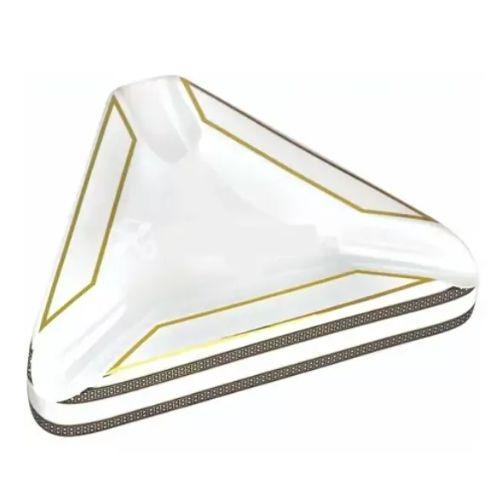 CINZEIRO PARA CHARUTO PORCELANA TRIANGULO REF 1804-1
