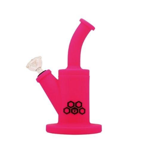 BONG CULTURA DAB SILICONE PINK 26CM