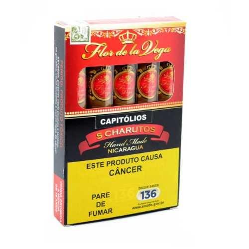CHARUTO FLOR DE LA VEGA CAPITOLIOS PIRAMIDE MADURO CX/5 *