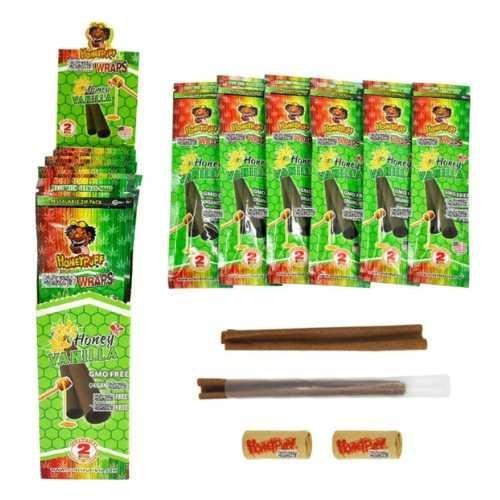 SEDA HONEYPUFF HEMP WRAPS HONEY VANILLA KS C/12
