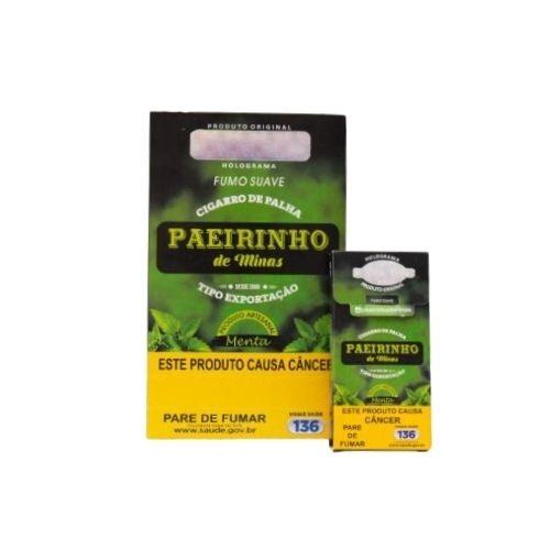 CIGARRO DE PALHA PAEIRINHO DE MINAS MENTA 10X20 