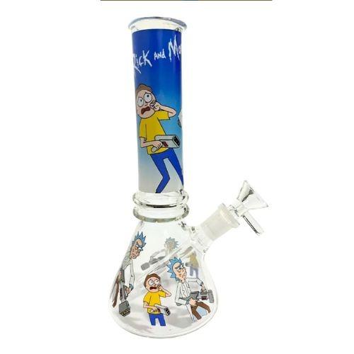 BONG MOON VIDRO RICK AND MORTY 20 CM REF GC-001