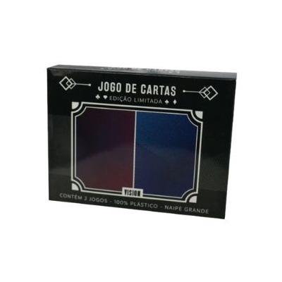 BARALHO VISION NG PLASTICO C/2 REF PPC-510