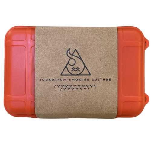 ESTOJO SQUADAFUM PORTA PITEIRA PLASTICO GRANDE LARANJA REF 071