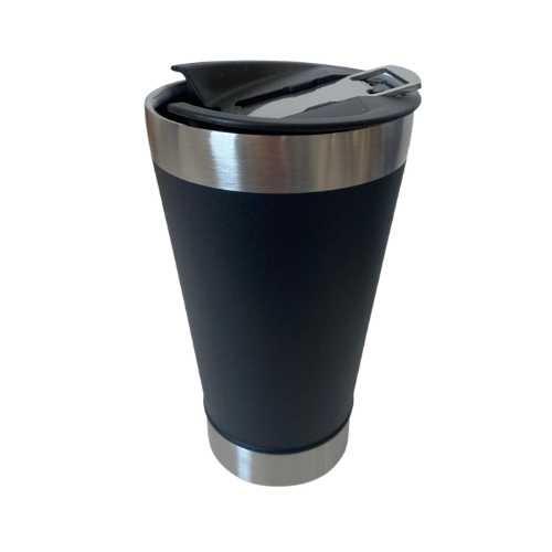 COPO TERMICO PRETO COM TAMPA 502 ML REF V197