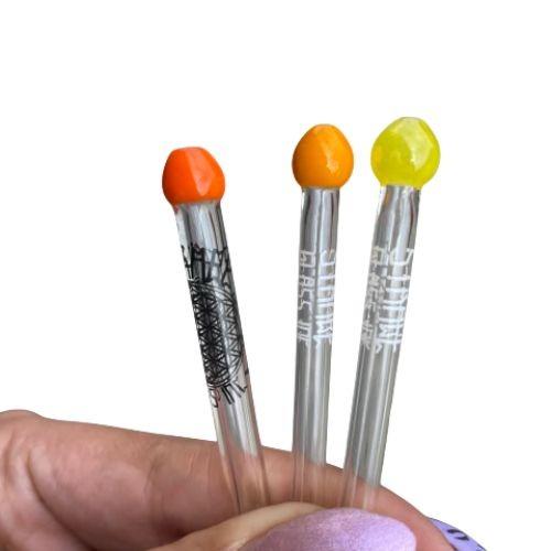 PITEIRA DE VIDRO STRABE GLASS BOCAL COLORIDO 7MM *