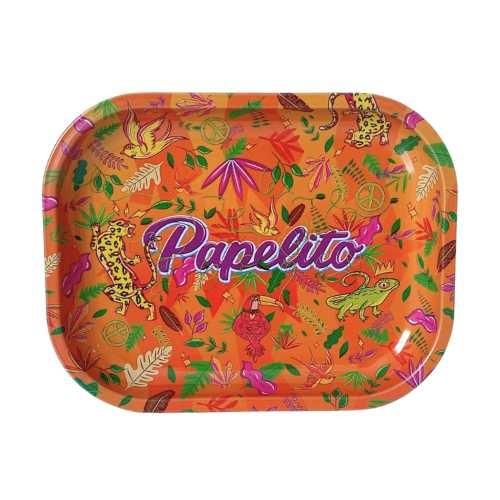 BANDEJA PAPELITO METAL FAUNA E FLORA PQ REF 253