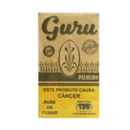 CIGARRO DE PALHA GURU ORIGINAL C/ PITEIRA 10X10 *