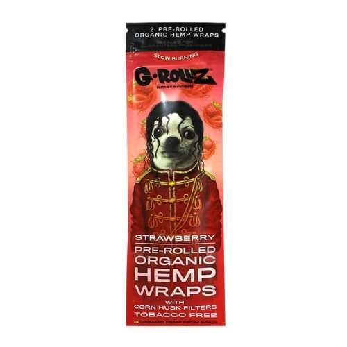 SEDA G-ROLLZ HEMP WRAPS STRAWBERRY KS C/15 