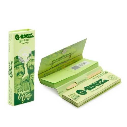 SEDA G-ROLLZ  CHEECH & CHONG ORGANIC HEMP GREEN MS + TIPS C/16 REF CC403A-DIS