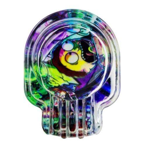 CINZEIRO PARA CIGARRO VIDRO ALMINA RICK AND MORTY REF. RT1023