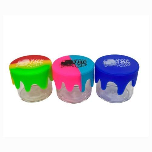 POTINHO UNIVERSO T.H.C VIDRO E SILICONE REDONDO 6ML PQ REF. UV055