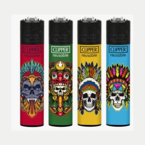 ISQUEIRO CLIPPER MAXXI DARK HEAVEN 3 CX C/ 24 REF CP11R 171