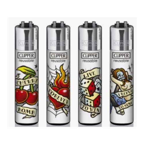 ISQUEIRO CLIPPER MAXXI INK LIFE CX C/ 24 REF CP11R 174