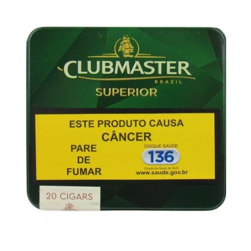 CIGARRILHA CLUB MASTER MINI VERDE BRASIL C/ 20 *