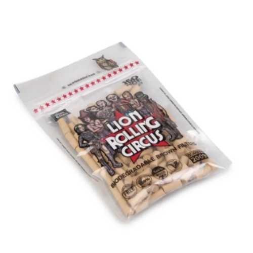 FILTRO PARA CIGARRO LION ROLLING CIRCUS BROWN 6MM PT/150 *