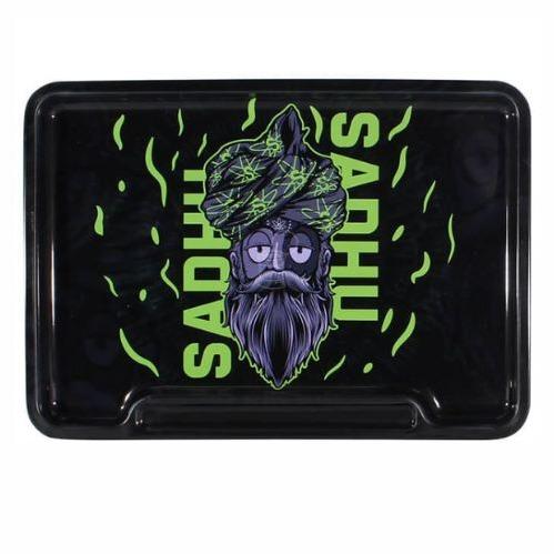 BANDEJA SADHU METAL CINZA GD REF BDSG-004 